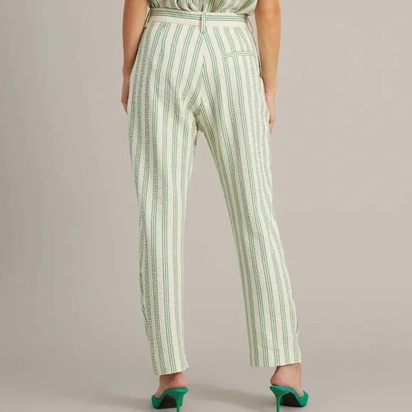 Munthe Galvina Striped Straight Leg Pants - Picture 4 of 7